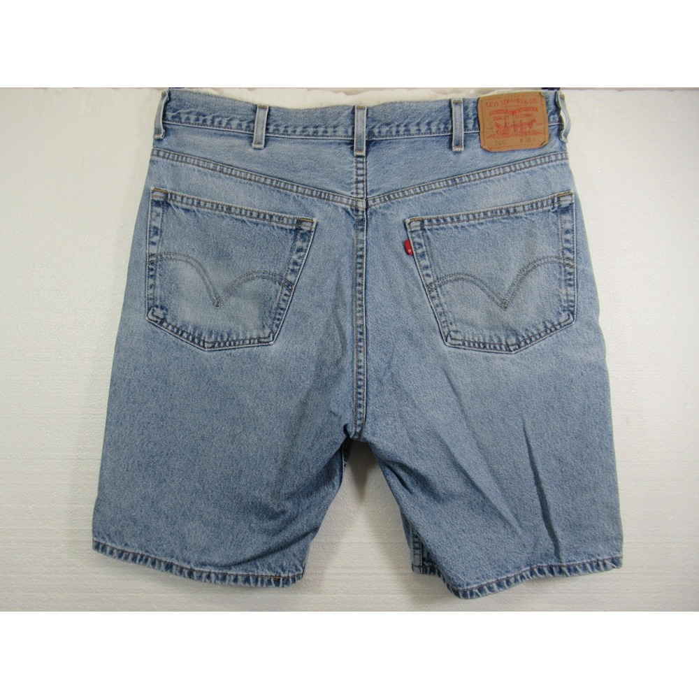 Vintage Y2K Levi's 505 Denim Shorts Men 38 Blue Regular Fit 9" Inseam Jorts
